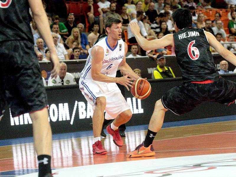 Čeští basketbalisté v Brně zdolali Japonsko.