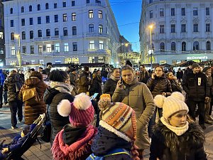 Rozsvícení vánočního stromu na náměstí Svobody v Brně byl jeden ze dnů, kdy bylo centrum zaplněné nejvíc.