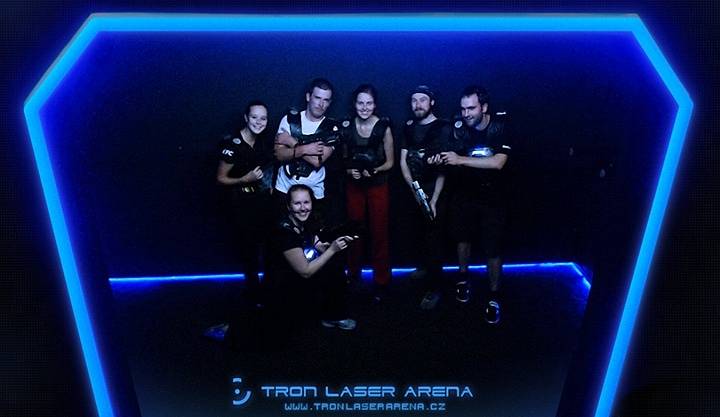 Laser game v Brně.