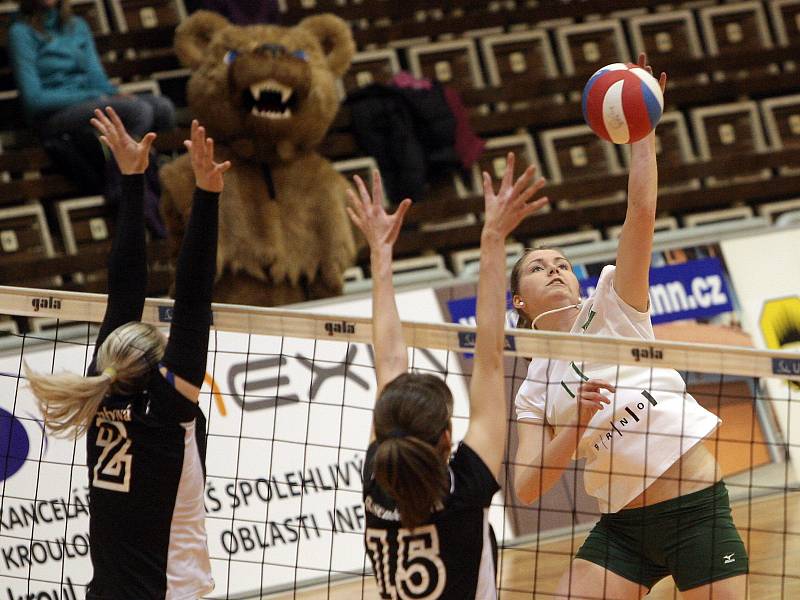 Volejbalistky Králova Pole padly s Přerovem i potřetí.