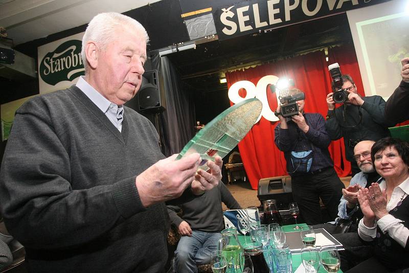 Legendární fotbalista Josef Masopust na Šelepce.