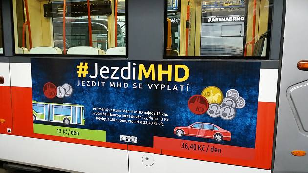 Brněnský dopravní podnik odstartoval kampaň  #JezdiMHD.