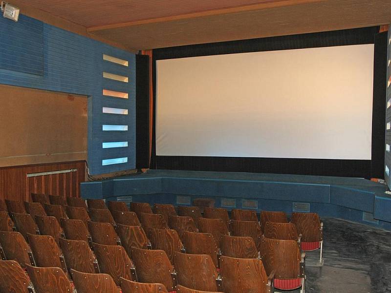 Nově modernizované kino Lucerna v Brně.