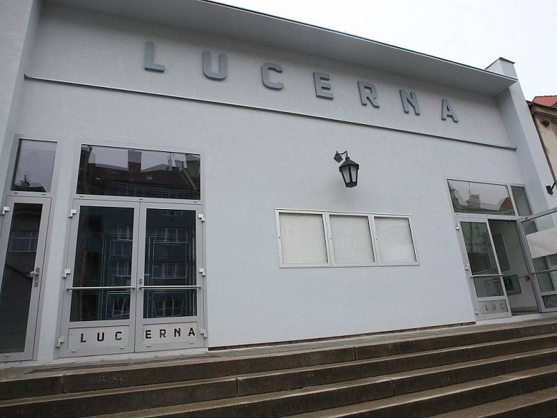 Nově modernizované kino Lucerna v Brně.