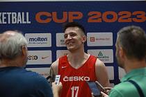 Česká basketbalová reprezentace se sešla v Brně i s Vítem Krejčím (na snímku).