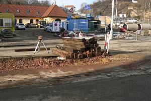 Ještě rozkopané brněnské Husovice, již v neděli 12. prosince by zde měly jezdit tramvaje.