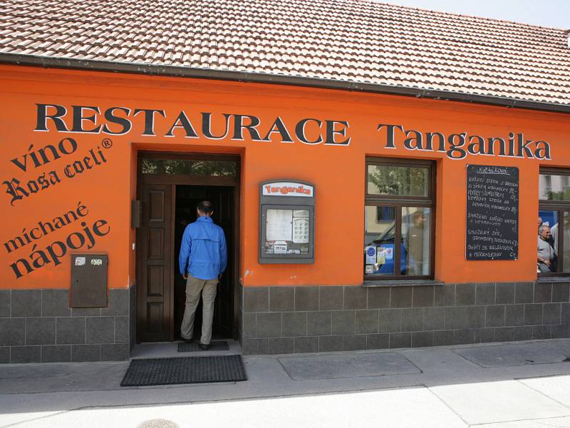 Brněnská restaurace Tanganika.