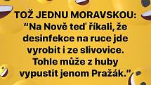 Znehodnotit slivovici? To nemohl vypustit z úst žádný Moravák. Internet a lidé na sociálních sítích se baví i v době koronavirové.