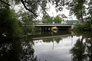 Most přes řeku Svratku v brněnském Jundrově.