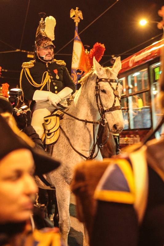 V Brně se konala připomínková akce s historickým průvodem ke 210. výročí pobytu Napoleona ve městě.