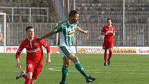 Zbrojovka (v červeném) podlehla Bohemians 0:1.