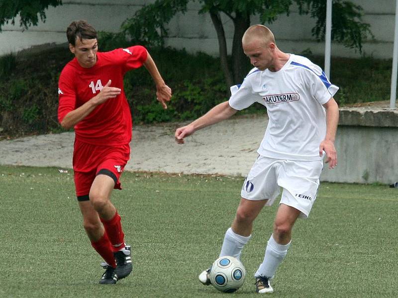 Žideničtí fotbalisté porazili Kyjov 2:1 a zvažují postup do divize.