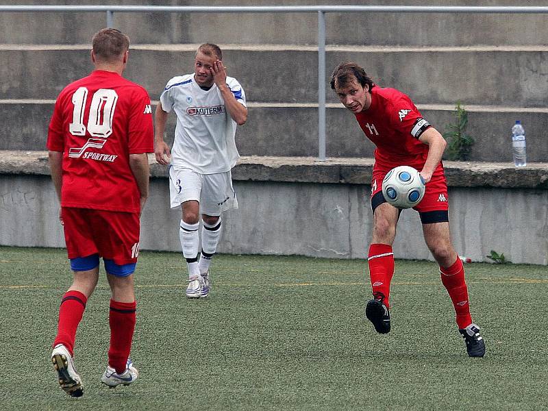 Žideničtí fotbalisté porazili Kyjov 2:1 a zvažují postup do divize.