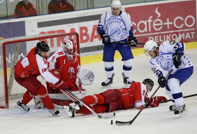 Kometa porazila v Brně hokejisty Olomouce.