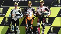 Brno 04.08.2019 - Moto GP 2019 - závod Moto 3 - 1. Aron Canet  2. Dalla Porta  3. Tony Arbolino