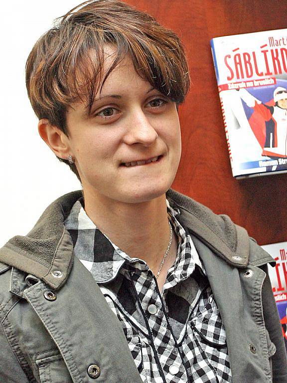 V brněnském knihkupectví Dobrovský měla ve středu autogramiádu nejúspěšnější olympionička ČR z Vancouveru Martina Sáblíková.