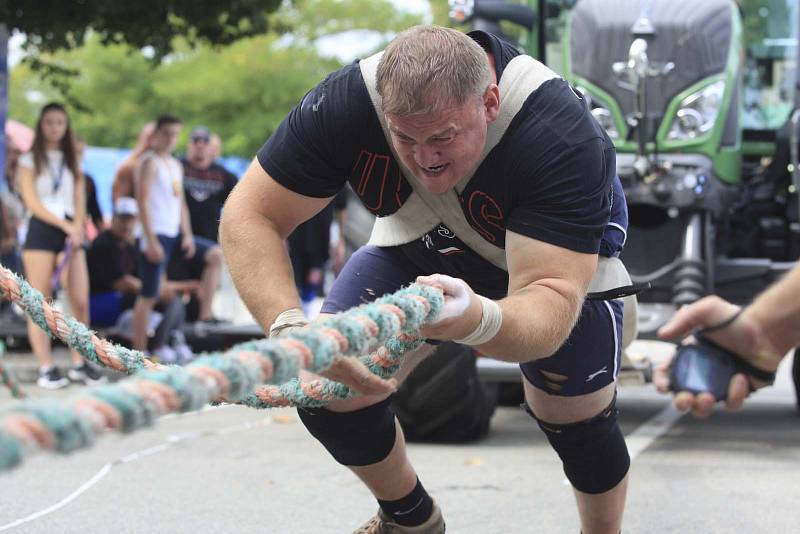 Mezinárodním mistrovství České republiky Strongman v Brně.