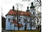 Katolický chrám Panny Marie Bolestné ve Sloupu na Blanensku.