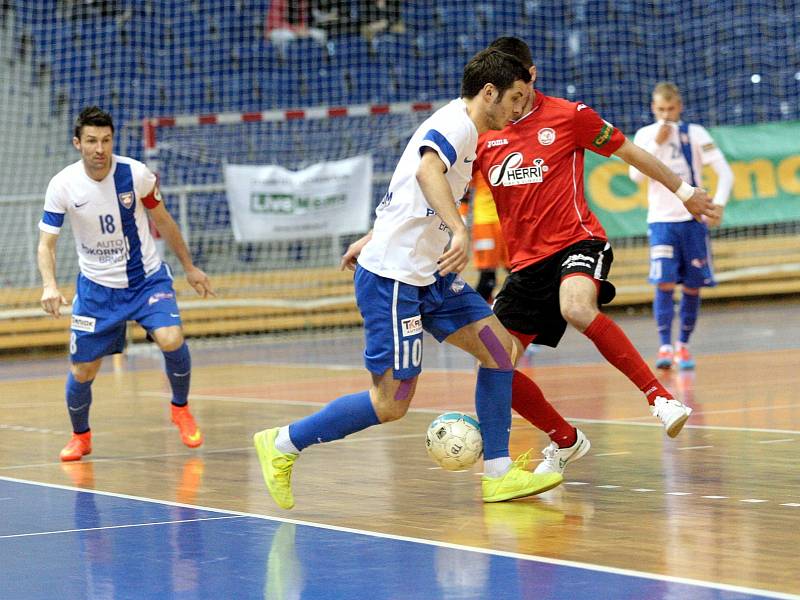 Futsalisté brněnského Tanga zápasili s týmem zručského Benaga.