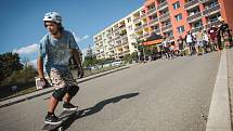 Longboardoví nadšenci se v sobotu sešli v brněnských Řečkovicích.