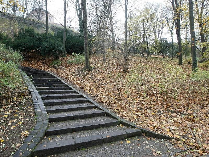 Opravy parku u Špilberku přinesly několik objevů.