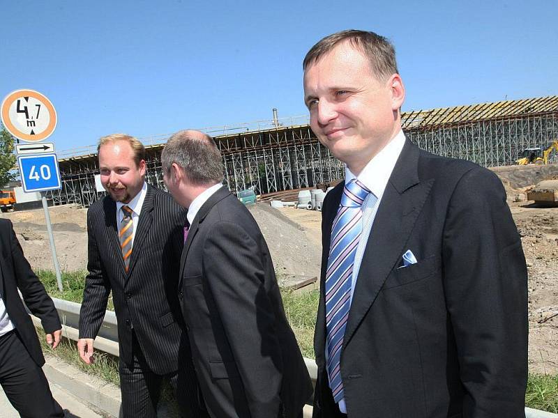 Ministr dopravy Vít Bárta navštívil Jihomoravský kraj.