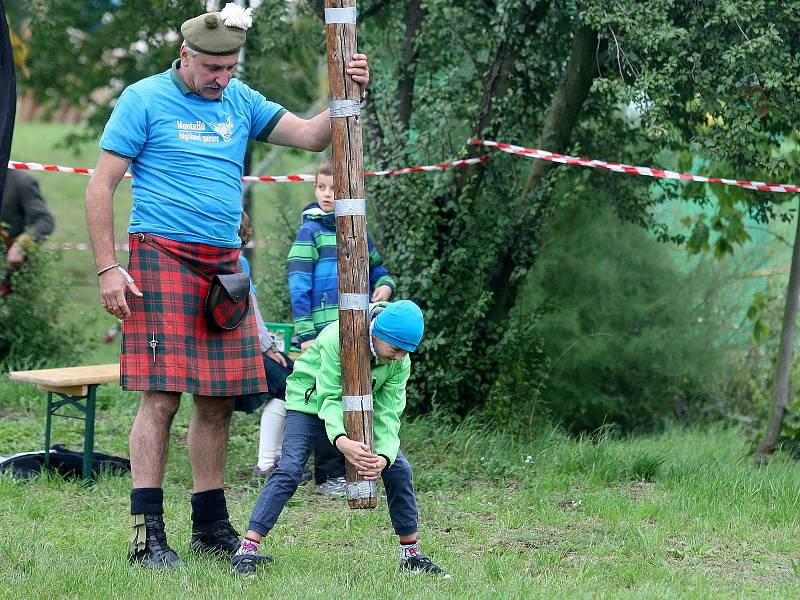 V areálu koupaliště na Kraví Hoře v Brně se v sobotu konaly skotské hry Monte Bú Highland Games 2017.