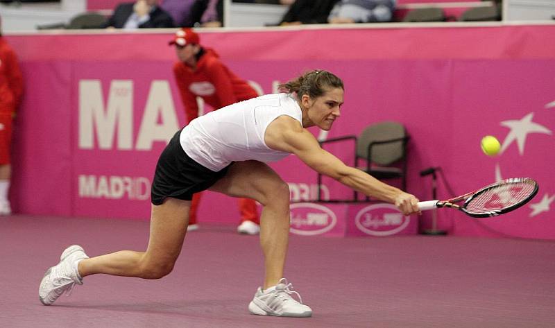 Nedělní zápasy Fed Cup v Brně.