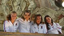 Losování nasazení na Fed Cup v brněnské radnici.