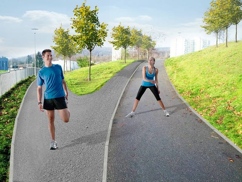 Ve sportovně relaxačním areálu mezi panelovými domy u Chironovy ulice vznikne také softbalové hřiště. Na své si tam přijdou i běžci nebo lidé, kteří rádi posilují na čerstvém vzduchu.