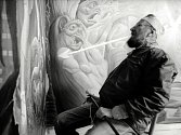 Snímek Ernsta Fuchse, slavného rakouského vizionářského malíře, grafika, sochaře, architekta, scénografa, skladatele, básníka a zpěváka.