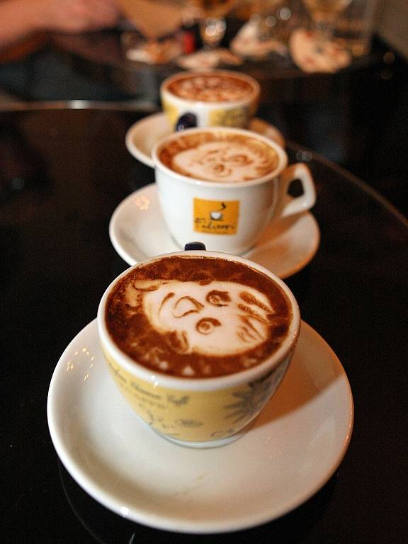 Lidé v Brně mohli vidět kávové umění