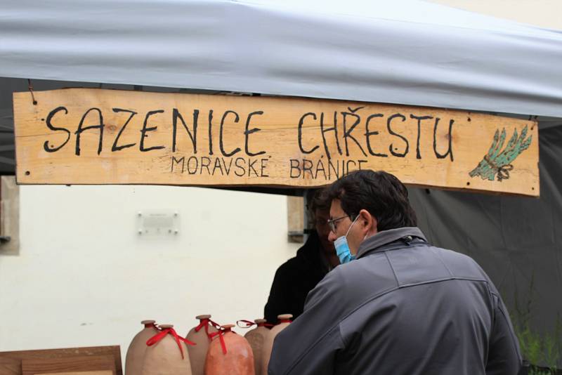 Chřestové speciality i různé druhy vín si vychutnali návštěvníci festivalu na náměstí v Ivančicích na Brněnsku.