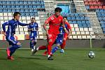 Fotbalisté Zbrojovky Brno (v červeném) prohráli oba přípravné duely na hřišti prvoligové Olomouce. Foto: Petr Nečas