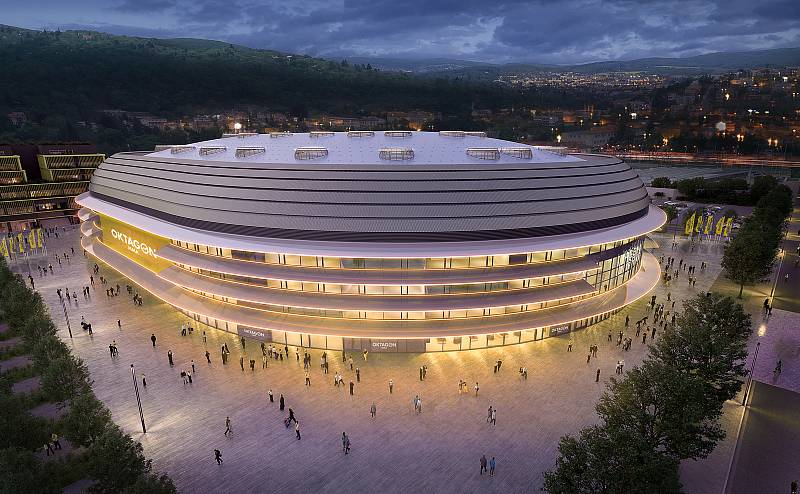 Nová multifunkční hala v brněnském Výstavišti bude mít kapacitu pro 13 300 diváků. 
