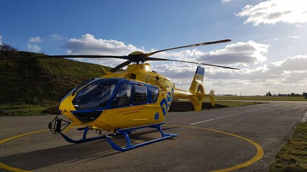 Vrtulník, který od ledna poslouží letecké záchranné službě na jihu Moravy.
