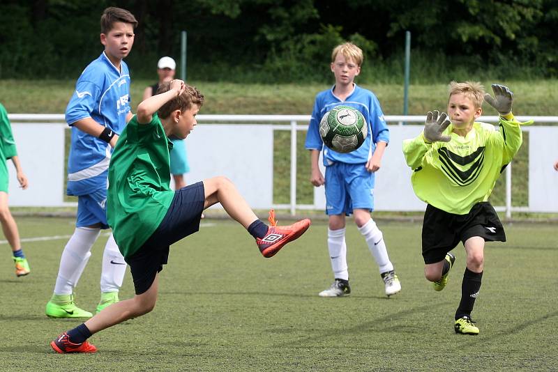 Největší fotbalový turnaj pro žáky základních škol ve Sportovním areálu ZŠ Janouškova v Brně.