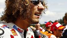 Italský motocyklista Marco Simoncelli, který zahynul při Velké ceně Malajsie.