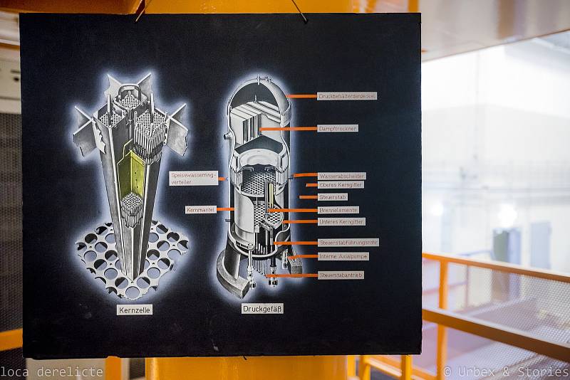 Prostory nikdy nezprovozněné jaderné elektrárny Zwentendorf