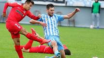 29. kolo F:NL: Prostějov (modro-bílá) - Zbrojovka (červená - David Krška) 0:0