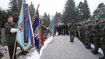 Brněnského rodáka a velitele paraskupiny Wolfram Josefa Otiska uctili ve středu odpoledne na brněnském hřbitově v Líšni.