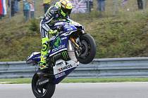 Motocyklový závodník Valentino Rossi.