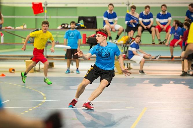 Loňské halové mistrovství České republiky v ultimate frisbee.