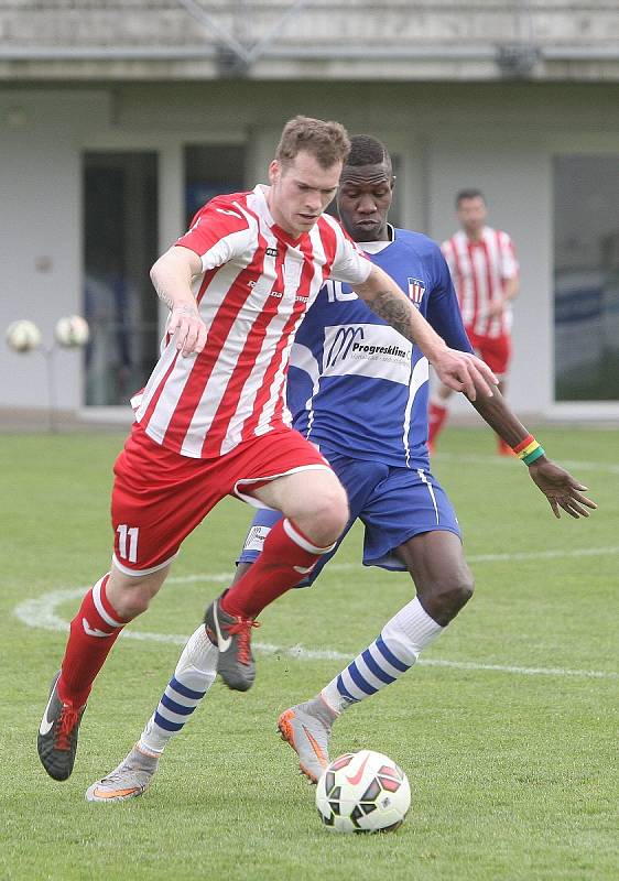 Fotbalisté Líšně prohráli doma s Hulínem 0:1.