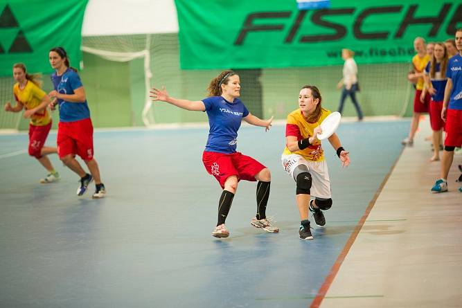 Loňské halové mistrovství České republiky v ultimate frisbee.