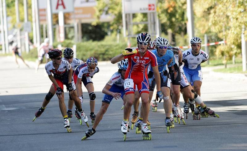 Brno hostilo Mistrovství republiky v inline půlmaratónu.