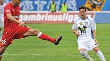 Baník se po třech shodných prohrách 0:4 zahojil na fotbalistech Zbrojovky, kteří podlehli 1:2.