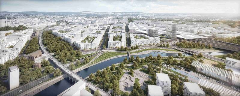 Ideový návrh možné podoby nového hlavního železničního nádraží a jeho širokého okolí v Brně, který pochází z ideové soutěže z roku 2016. Skončil v ní na třetím místě.
