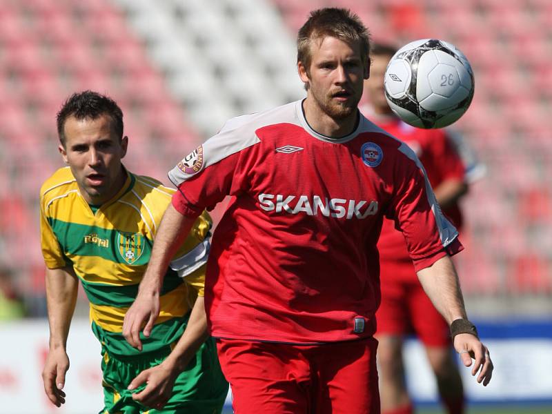 Díky dvěma přesným hlavičkám Pospěcha a Poláka vyhrála juniorka 1. FC Brno v utkání 22. kola MSFL nad Mutěnicemi 2:0.