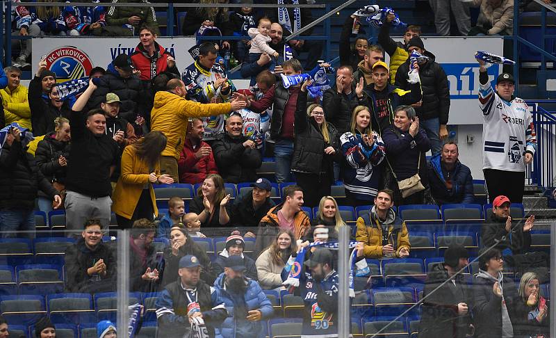 Utkání 25. kola extraligy mezi Vítkovicemi a Kometou Brno.